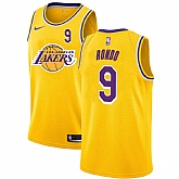 Lakers 9 Rajon Rondo Yellow 2020-2021 City Edition Nike Swingman Jersey Dyin,baseball caps,new era cap wholesale,wholesale hats